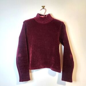 Zara Velvet Turtleneck Sweater
